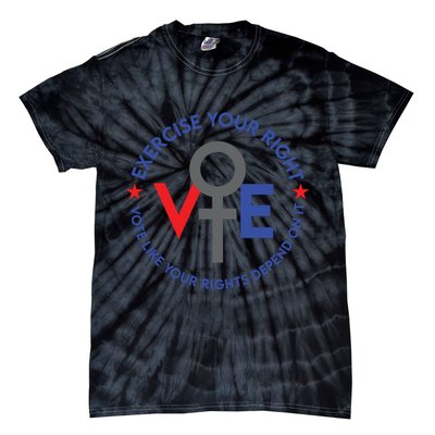 Cool Election Vote Like Your Rights Depend On It Tie-Dye T-Shirt