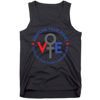 Cool Election Vote Like Your Rights Depend On It Tank Top