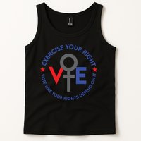 Cool Election Vote Like Your Rights Depend On It Tank Top