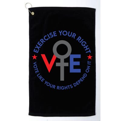 Cool Election Vote Like Your Rights Depend On It Golf Towel