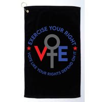 Cool Election Vote Like Your Rights Depend On It Golf Towel