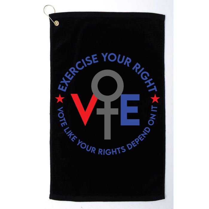 Cool Election Vote Like Your Rights Depend On It Golf Towel