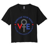 Cool Election Vote Like Your Rights Depend On It Crop Top