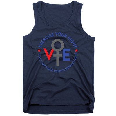 Cool Election Vote Like Your Rights Depend On It Tank Top