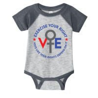 Cool Election Vote Like Your Rights Depend On It Infant Baby Jersey Bodysuit