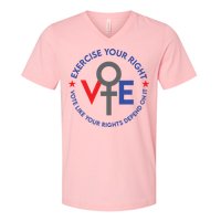 Cool Election Vote Like Your Rights Depend On It V-Neck T-Shirt