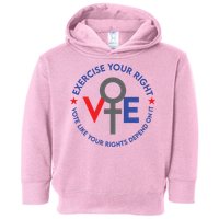 Cool Election Vote Like Your Rights Depend On It Toddler Hoodie