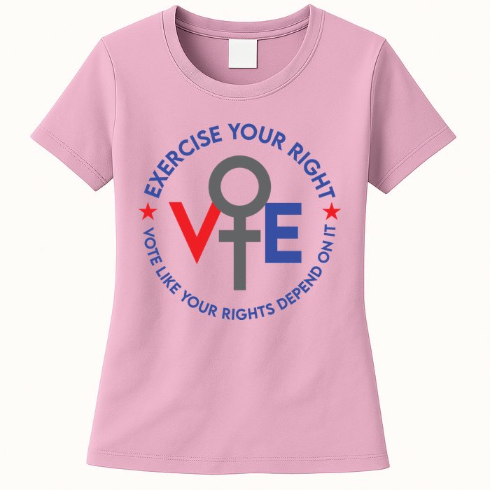 Cool Election Vote Like Your Rights Depend On It Womens T-Shirt