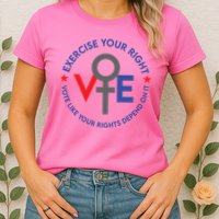 Cool Election Vote Like Your Rights Depend On It Womens T-Shirt
