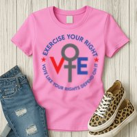 Cool Election Vote Like Your Rights Depend On It Womens T-Shirt
