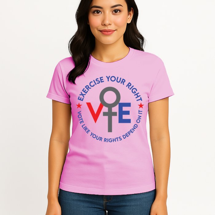Cool Election Vote Like Your Rights Depend On It Womens T-Shirt