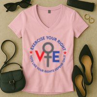 Cool Election Vote Like Your Rights Depend On It Women's V-Neck T-Shirt