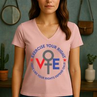 Cool Election Vote Like Your Rights Depend On It Women's V-Neck T-Shirt