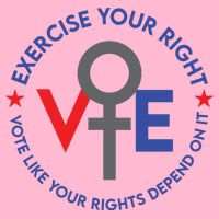 Cool Election Vote Like Your Rights Depend On It Short Acrylic Beanie