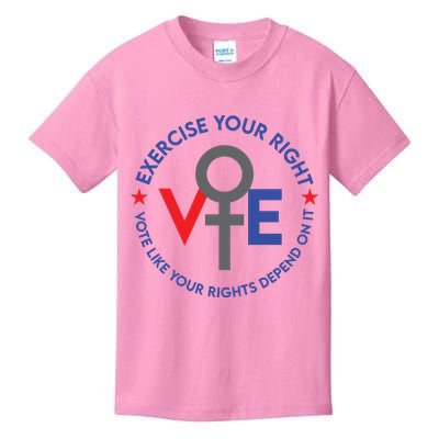 Cool Election Vote Like Your Rights Depend On It Kids T-Shirt