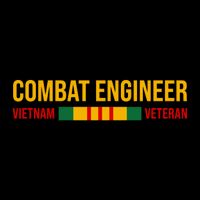 Combat Engineer Vietnam Veteran Drawstring Bag