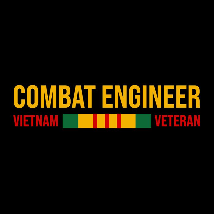 Combat Engineer Vietnam Veteran Drawstring Bag
