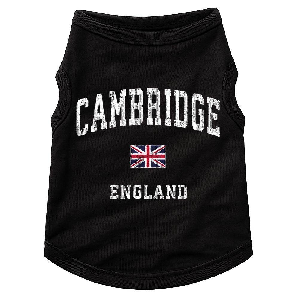 Cambridge England Vintage Athletic Sports Design Doggie Tank