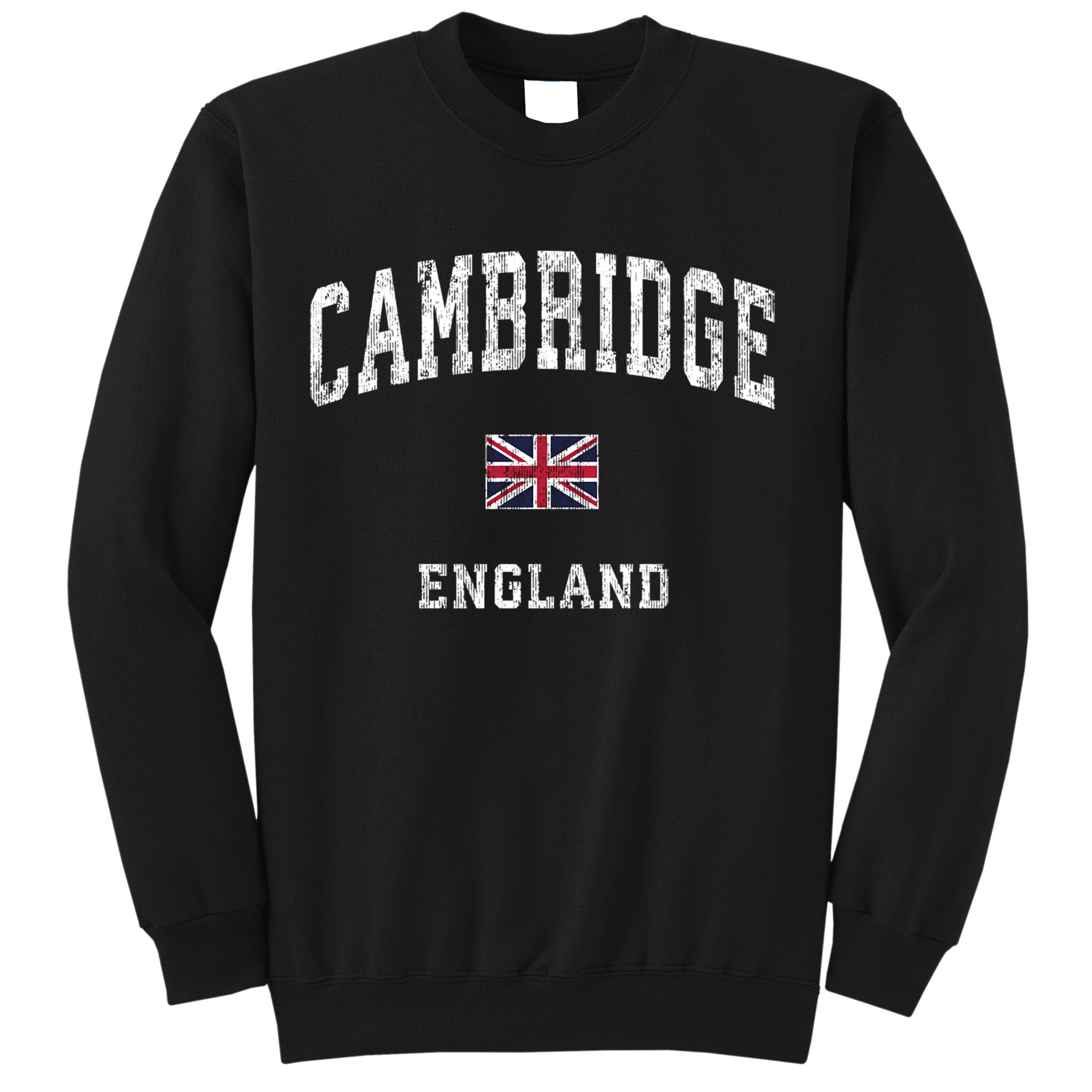 Cambridge England Vintage Athletic Sports Design Sweatshirt