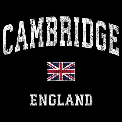 Cambridge England Vintage Athletic Sports Design T-Shirt