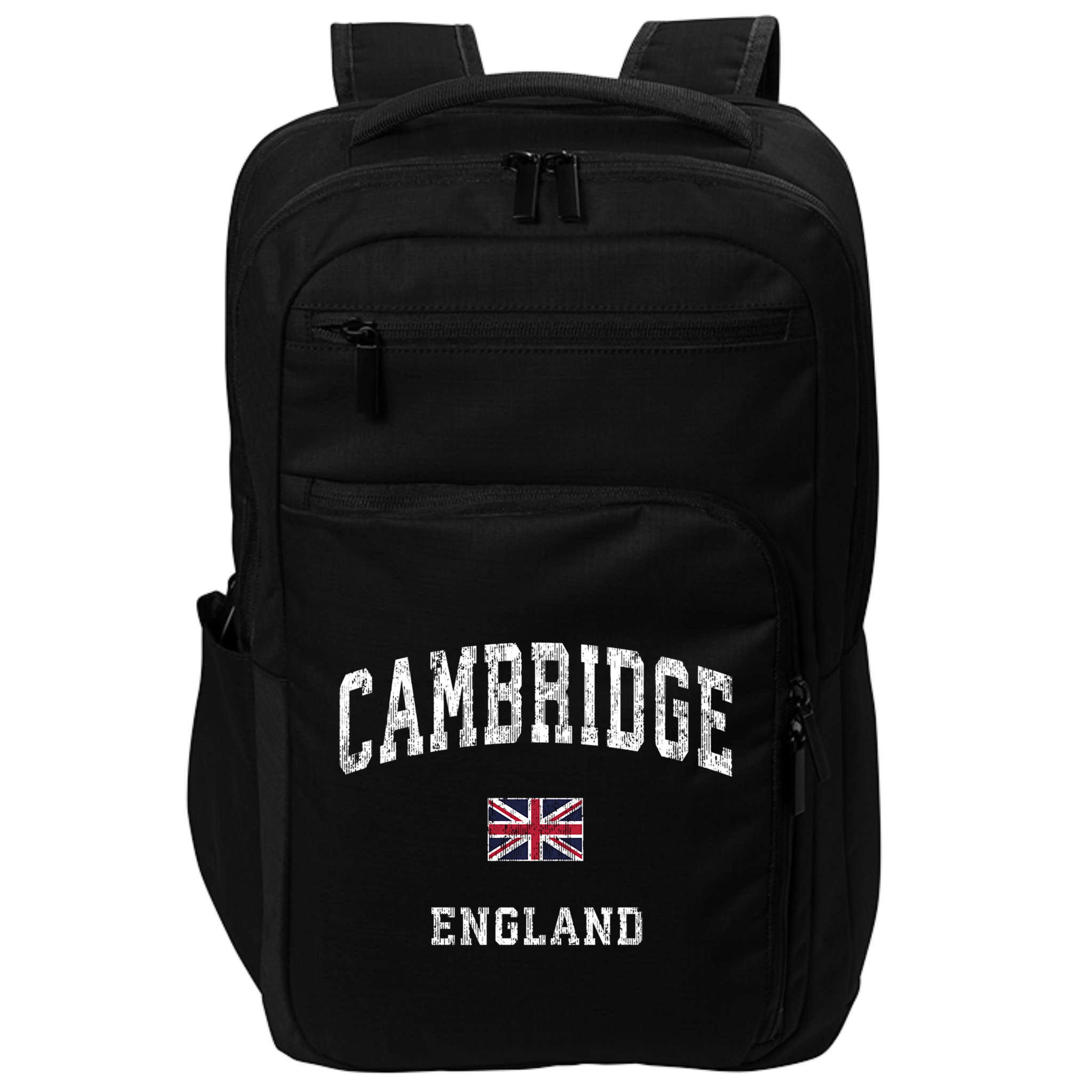 Cambridge England Vintage Athletic Sports Design Impact Tech Backpack