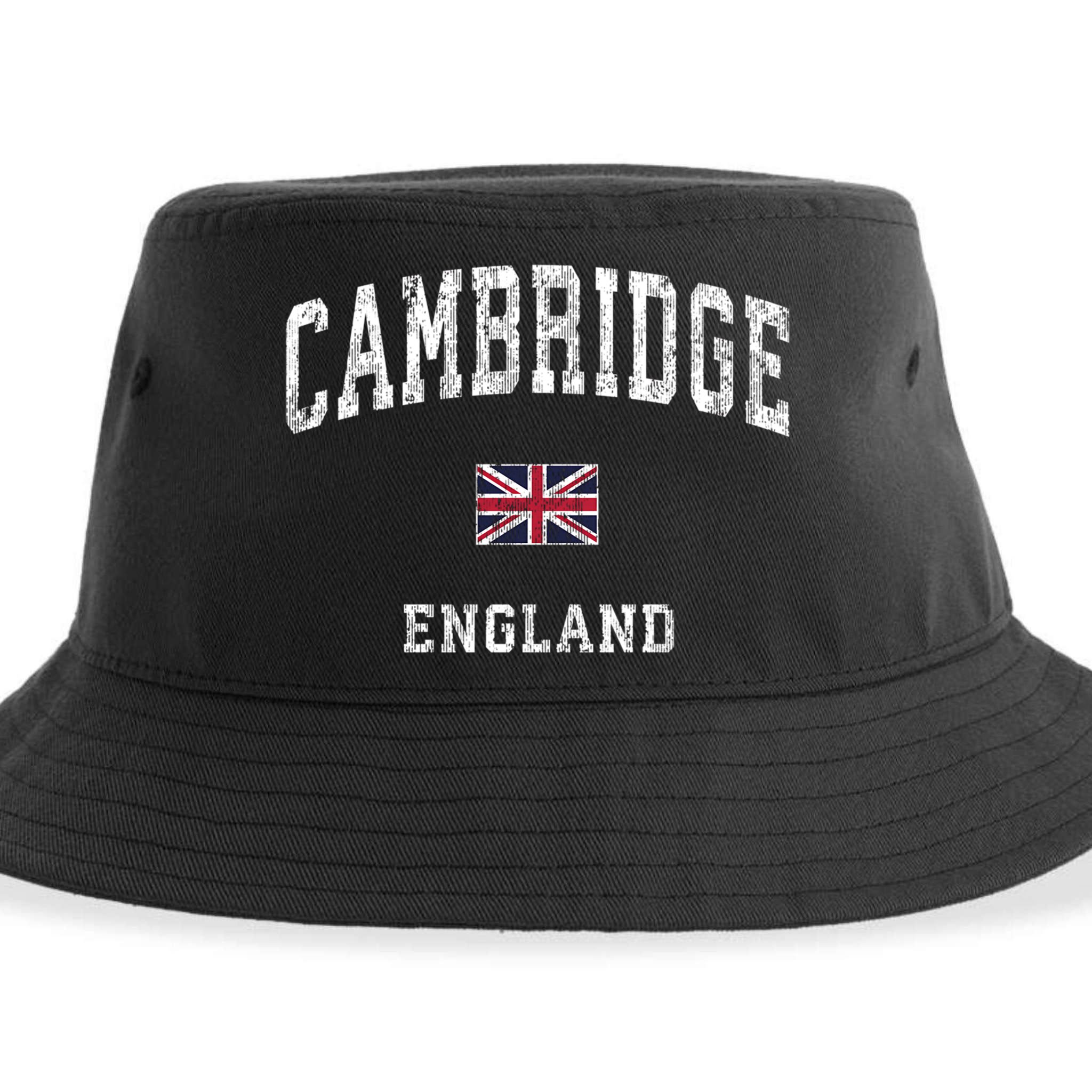 Cambridge England Vintage Athletic Sports Design Sustainable Bucket Hat