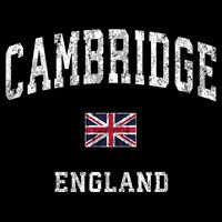 Cambridge England Vintage Athletic Sports Design Button