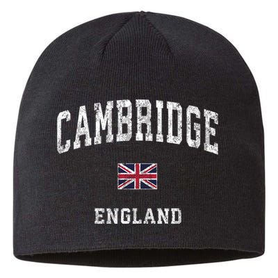 Cambridge England Vintage Athletic Sports Design Sustainable Beanie