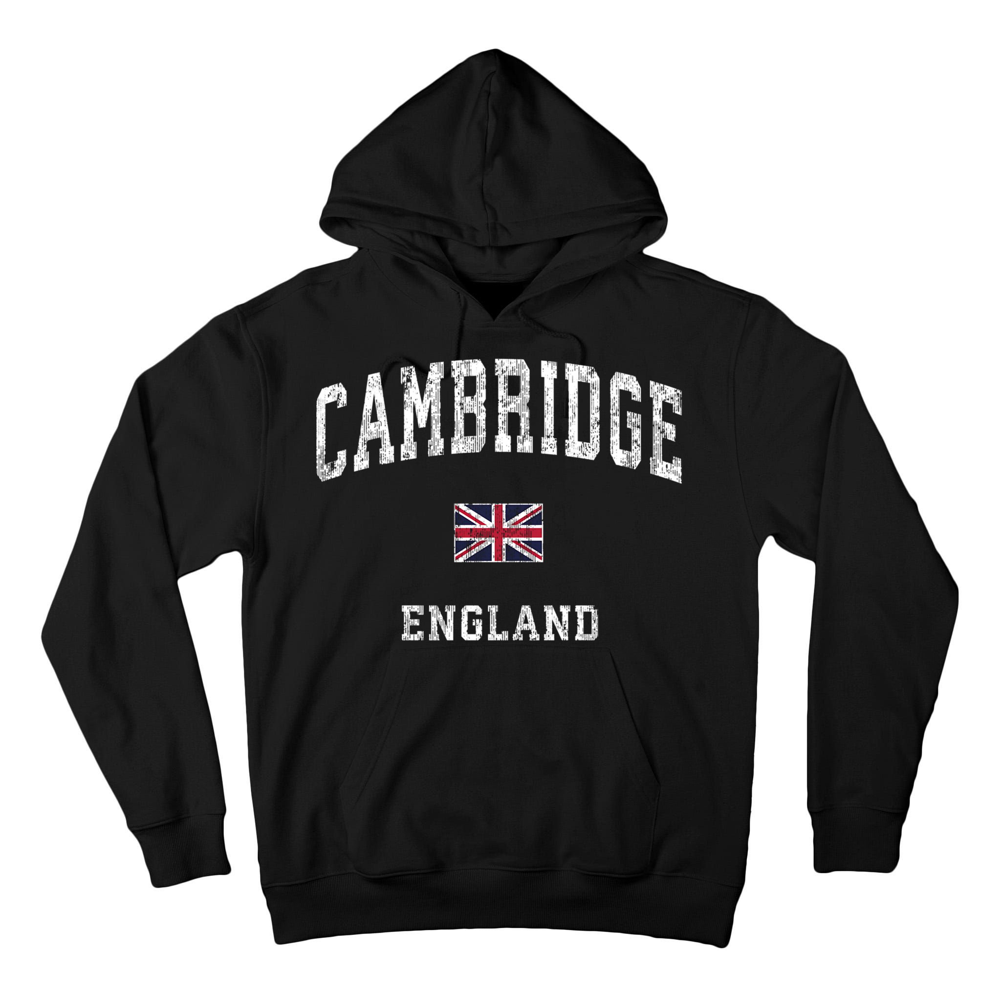 Cambridge England Vintage Athletic Sports Design Tall Hoodie