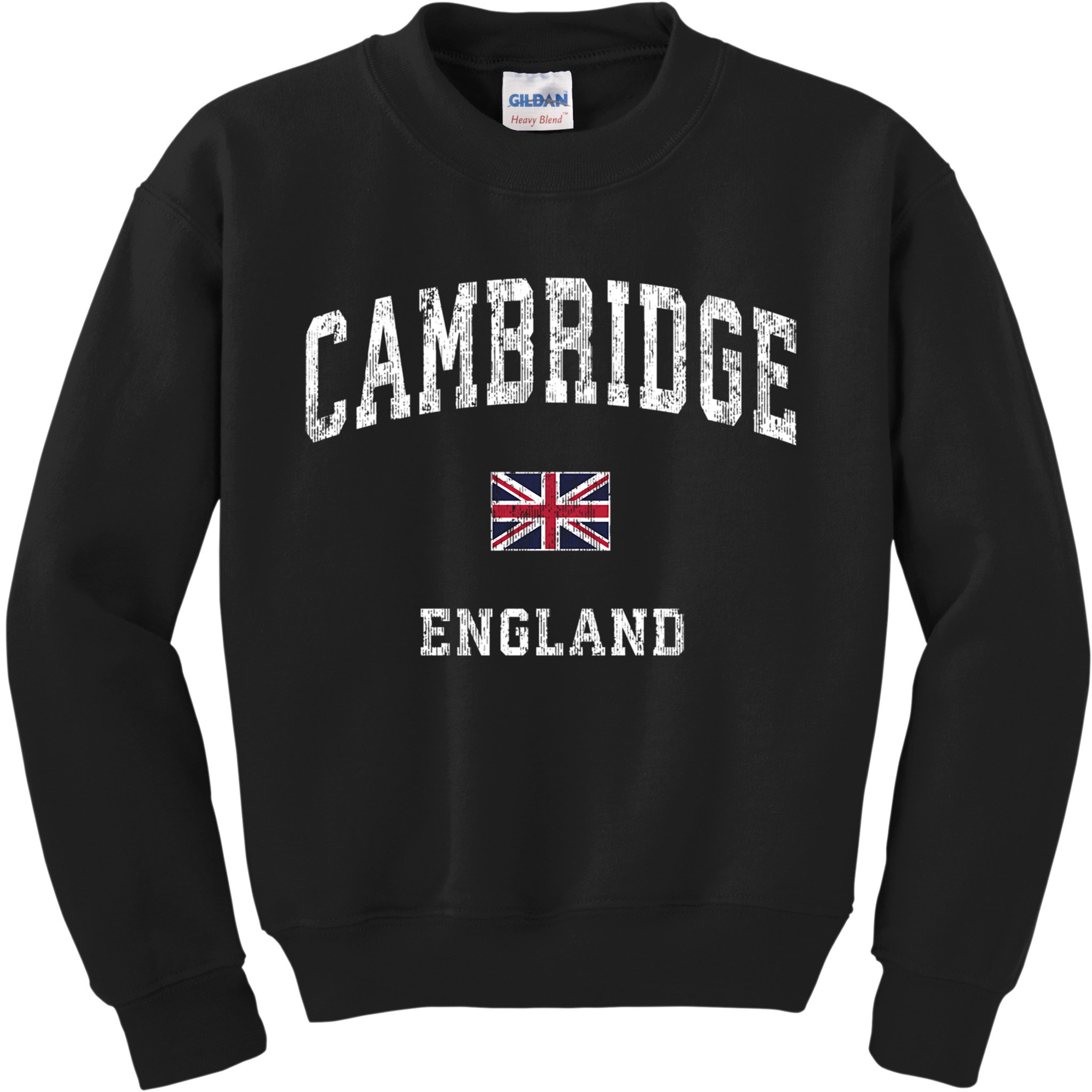 Cambridge England Vintage Athletic Sports Design Kids Sweatshirt