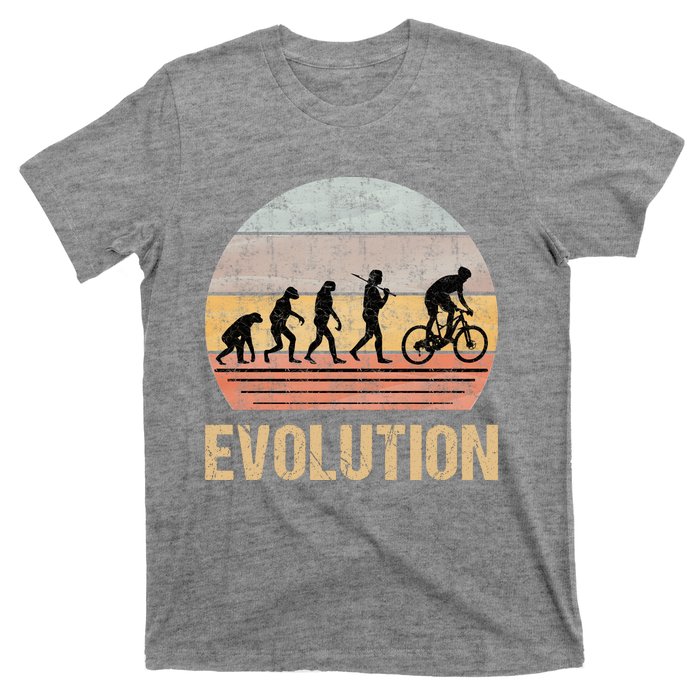 Cycling Evolution Vintage Retro T-Shirt