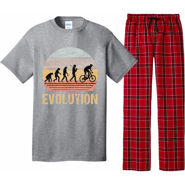 Cycling Evolution Vintage Retro Pajama Set