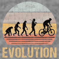 Cycling Evolution Vintage Retro Kids Hoodie