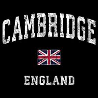 Cambridge England Vintage Athletic Sports T-Shirt