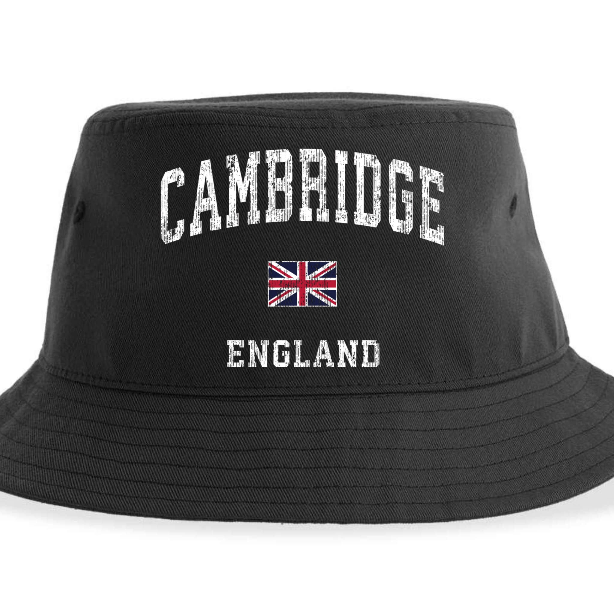 Cambridge England Vintage Athletic Sports Sustainable Bucket Hat