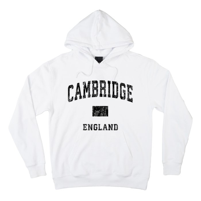 Cambridge England Vintage Athletic Sports Design Hoodie Hoodie