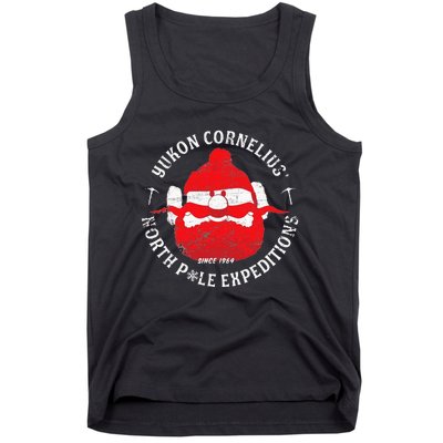 Christmas Explorer Vintage Throwback Cartoon Tank Top