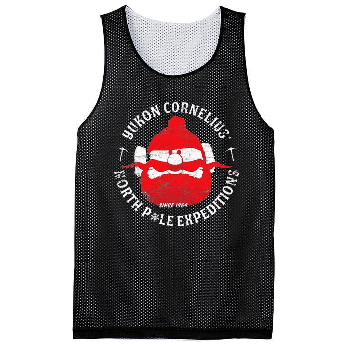 Christmas Explorer Vintage Throwback Cartoon Mesh Reversible Basketball Jersey Tank