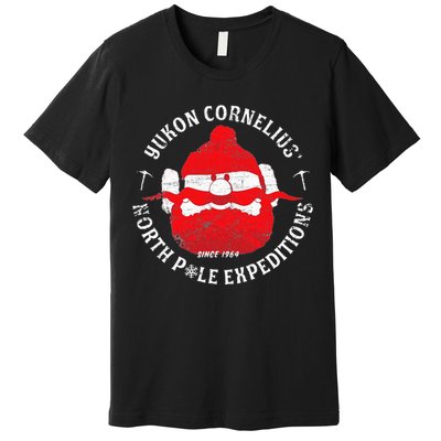 Christmas Explorer Vintage Throwback Cartoon Premium T-Shirt