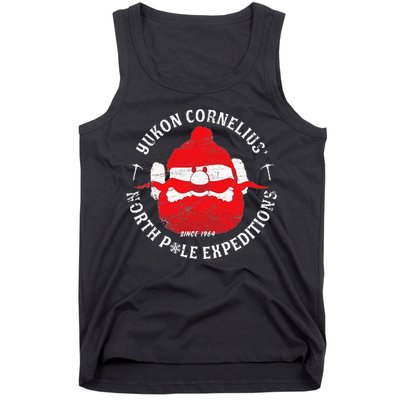 Christmas Explorer Vintage Throwback Cartoon Tank Top