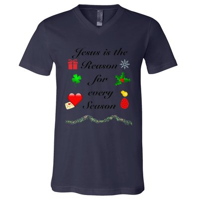 Christmas, Easter, Valentine's Day, St. Patrick's Day Premium V-Neck T-Shirt