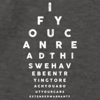 Cars Extended Warranty Eye Exam Funny Graphic Vector Backpack