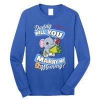 Cute Elephant Wedding Offer Daddy Will You Marry My Mommy Meaningful Gift Long Sleeve Shirt