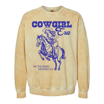 Cowgirl Era We The Babes Western Co Colorblast Crewneck Sweatshirt