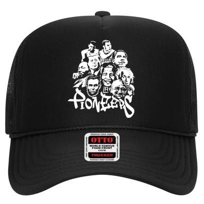 Clippers Employees Wore High Crown Mesh Back Trucker Hat