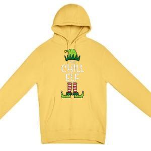 Chill Elf Xmas Matching Christmas For Family Funny Funny Premium Pullover Hoodie