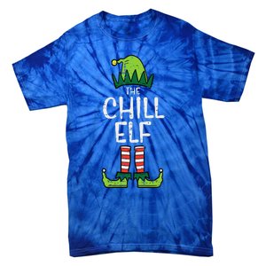 Chill Elf Xmas Matching Christmas For Family Funny Funny Tie-Dye T-Shirt