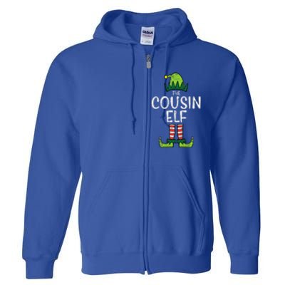 Cousin Elf Xmas Matching Christmas For Family Full Zip Hoodie