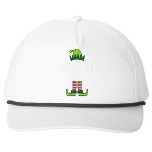 Cousin Elf Xmas Matching Christmas For Family Snapback Five-Panel Rope Hat