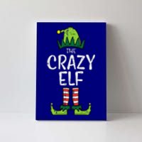 Crazy Elf Xmas Matching Christmas For Family Funny Canvas